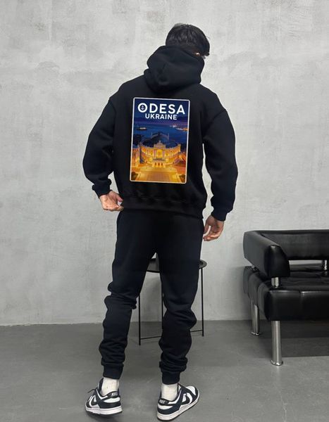 Bluza z kapturem Odesa oversize unisex - XL