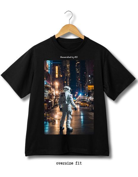 T-shirt Astronaut in the city - XL