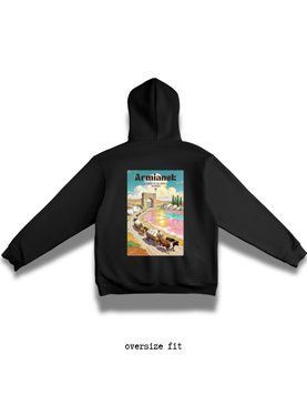 Hoodie Armyansk oversize unisex - XL