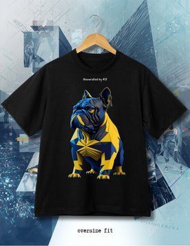 Mar&scaron;kinėliai Geltonai mėlynas buldogas - XL TS-BL-Yellow&blue-dog-XL-DTF фото