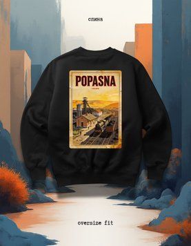 Bluza Popasna oversize unisex - XL