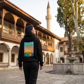 Худі Крим oversize unisex - XL HD-Qirim-WT-XL-DTF фото
