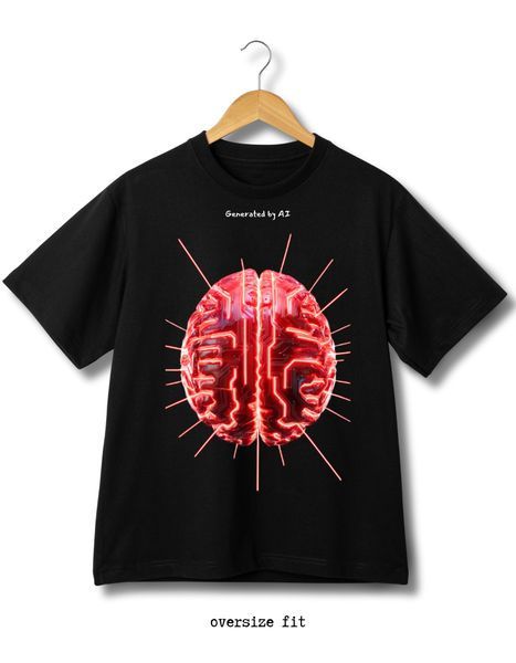 Футболка Червоний мозок - XL TS-BL-Red-brain-XL-DTF фото