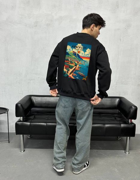 Світшот Керч oversize unisex - XL SWST-Kerch-BL-XL-DTF фото