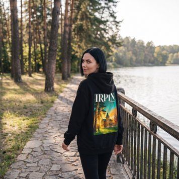 Bluza z kapturem Irpin oversize unisex - XL