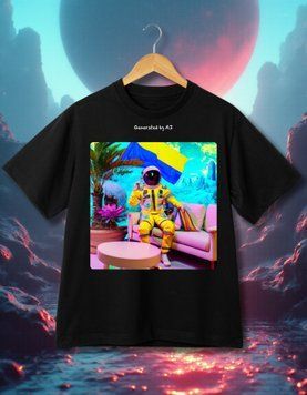 T-shirt Astronaut on the couch - XL