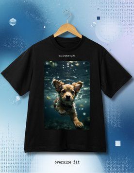 Mar&scaron;kinėliai Nardantis &scaron;uo - XL TS-BL-The-diving-dog-XL-DTF фото