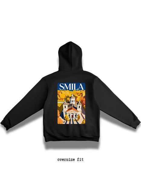 Bluza z kapturem Smila oversize unisex - XL