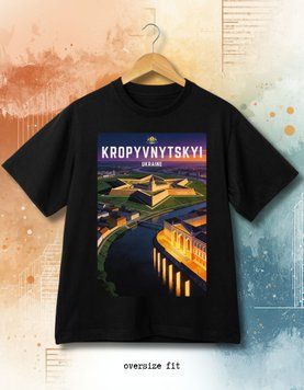 Футболка Кропивницький- XL TS-BL-Kropyvnytskyi-XL-DTF фото