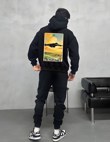 Худі Гостомель oversize unisex - XL HD-Hostomel-WT-XL-DTF фото
