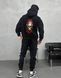 Hoodie Skull in headphones oversize unisex - XL