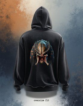 Hoodie Predator oversize unisex - XL