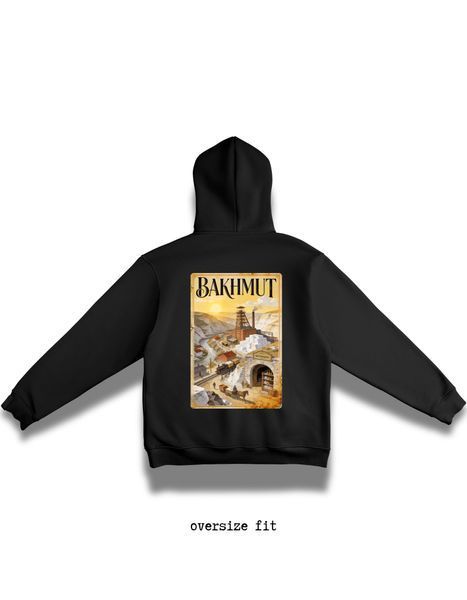 Hoodie Bahmut oversize unisex - XL