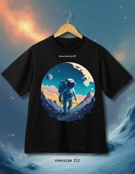 T-shirt Aquarium spaceman 3 - XL