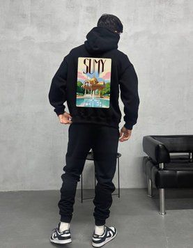 Džemperis su gobtuvu Sumy oversize unisex - XL HD-Sumy-WT-XL-DTF фото