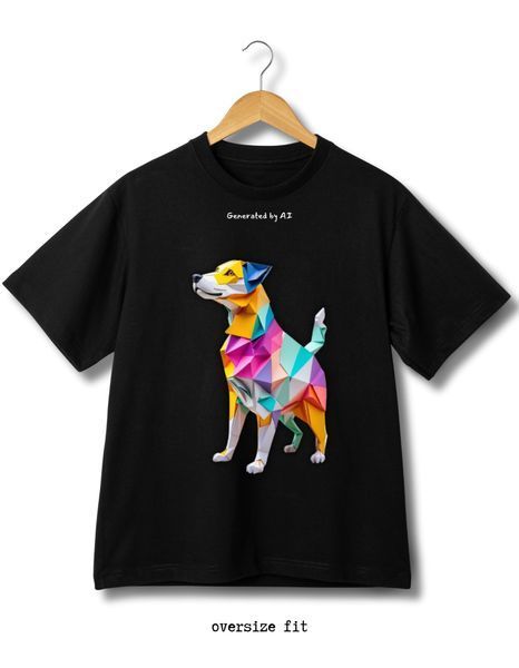 Mar&scaron;kinėliai Origami &scaron;uo - XL TS-BL-Origami-dog-XL-DTF фото