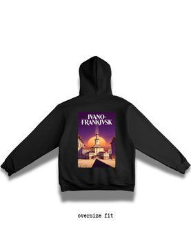 Bluza z kapturem Ivano-Frankivsk oversize unisex - XL