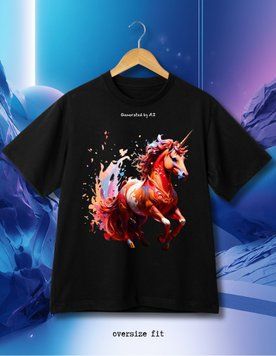 Футболка Єдиноріг - XL TS-BL-Unicorn-XL-DTF фото