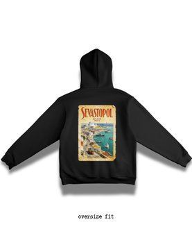 Худі Севастополь oversize unisex - XL HD-Sevastopol-WT-XL-DTF фото