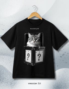 Mar&scaron;kinėliai Katė dėžėje - XL TS-BL-Cat-in-the-box-XL-DTF фото