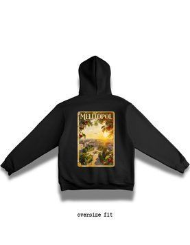 Bluza z kapturem Melitopol oversize unisex - XL