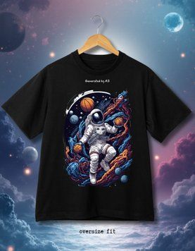 T-shirt Basketball astronaut - XL