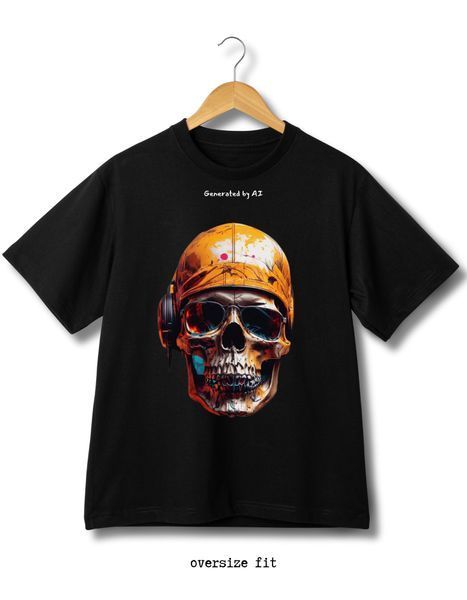 Mar&scaron;kinėliai Kaukolė bandanoje - XL TS-BL-Skull-in-bandana-XL-DTF фото