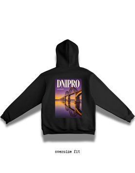 Bluza z kapturem Dnipro oversize unisex - XL