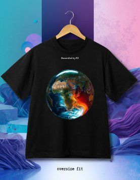 Футболка Земля - XL TS-BL-Earth-XL-DTF фото