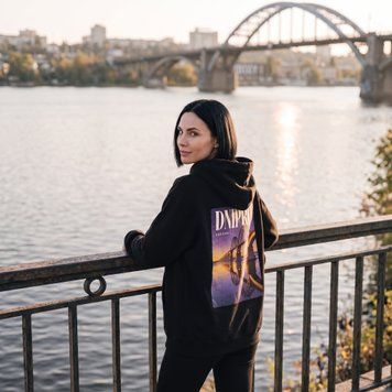 Bluza z kapturem Dnipro oversize unisex - XL