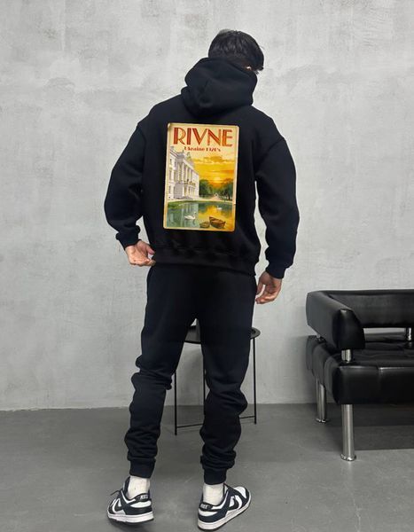 Bluza z kapturem Rivne oversize unisex - XL