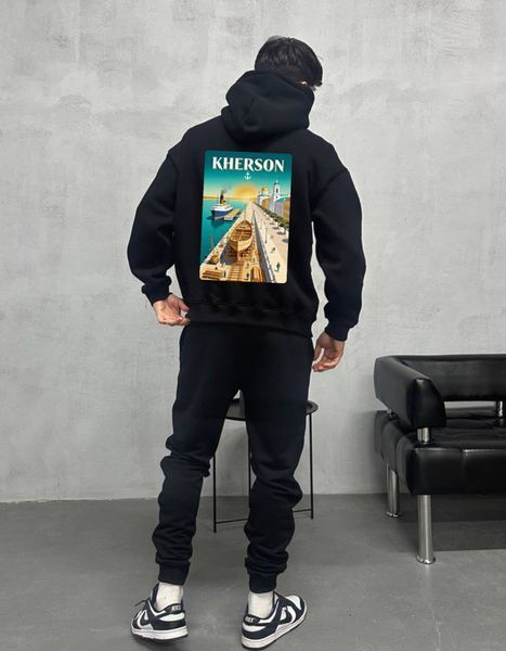 Худі Херсон oversize unisex - XL HD-Kherson-WT-XL-DTF фото