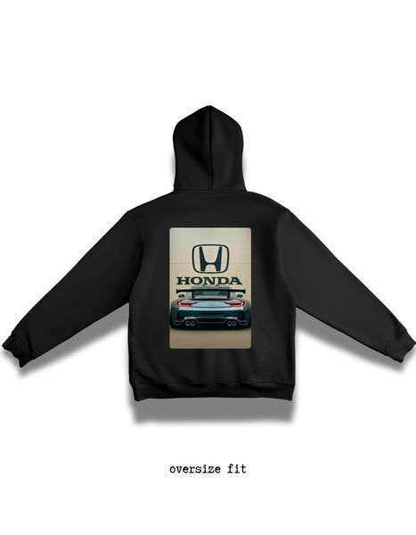 Bluza z kapturem Honda oversize unisex - XL