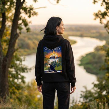 Bluza z kapturem Chernihiv oversize unisex - XL