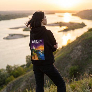 Худі Обухів oversize unisex - XL HD-Obuhiv-WT-XL-DTF фото