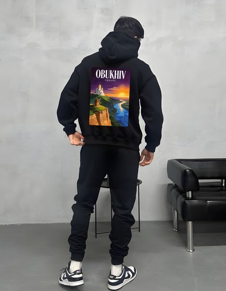 Худі Обухів oversize unisex - XL HD-Obuhiv-WT-XL-DTF фото