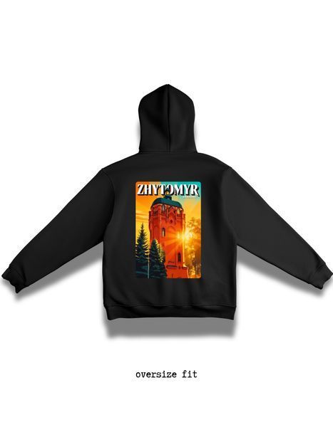 Худі Житомир oversize unisex - XL HD-Zhytomyr-WT-XL-DTF фото