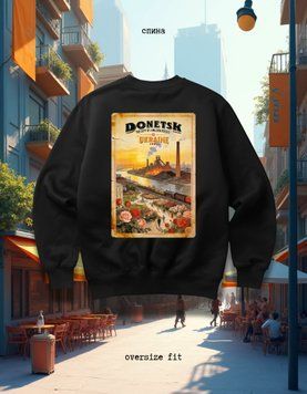 Bluza Donetsk oversize unisex - XL