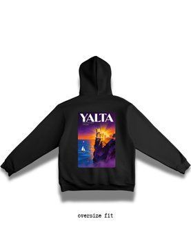 Bluza z kapturem Yalta oversize unisex - XL