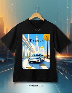 T-shirt Tesla Model 3 - XL