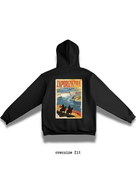 Hoodie Zaporizhia oversize unisex - XL