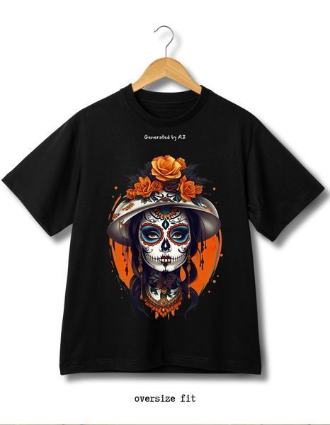 Футболка Mexican Catrina - XL TS-BL-Mex-Catrina-XL-DTF фото