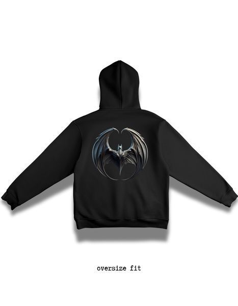 Hoodie Batman oversize unisex - XL