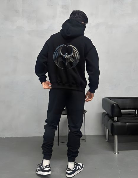 Hoodie Batman oversize unisex - XL