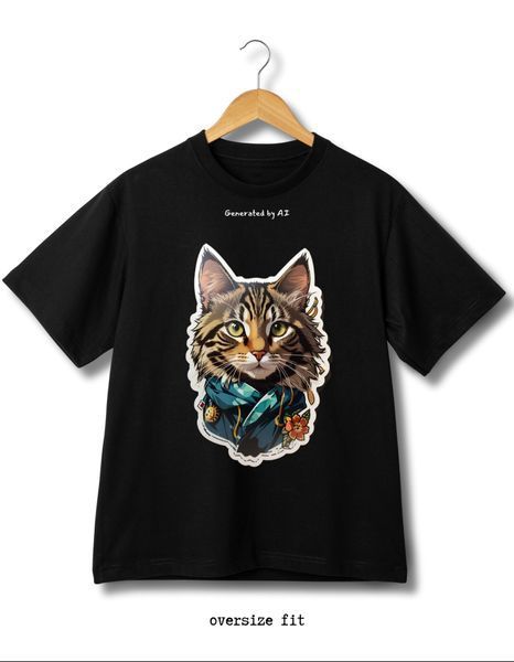Mar&scaron;kinėliai Sticker Cat - XL TS-BL-Sticker-Cat-XL-DTF фото
