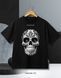 Футболка Чорно-білий череп - XL TS-BL-Black&white-skull-XL-DTF фото 1