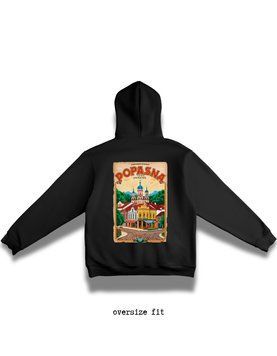 Hoodie Popasna oversize unisex - XL