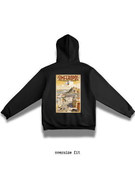 Худі Сімферополь oversize unisex - XL HD-Simferopol-WT-XL-DTF фото